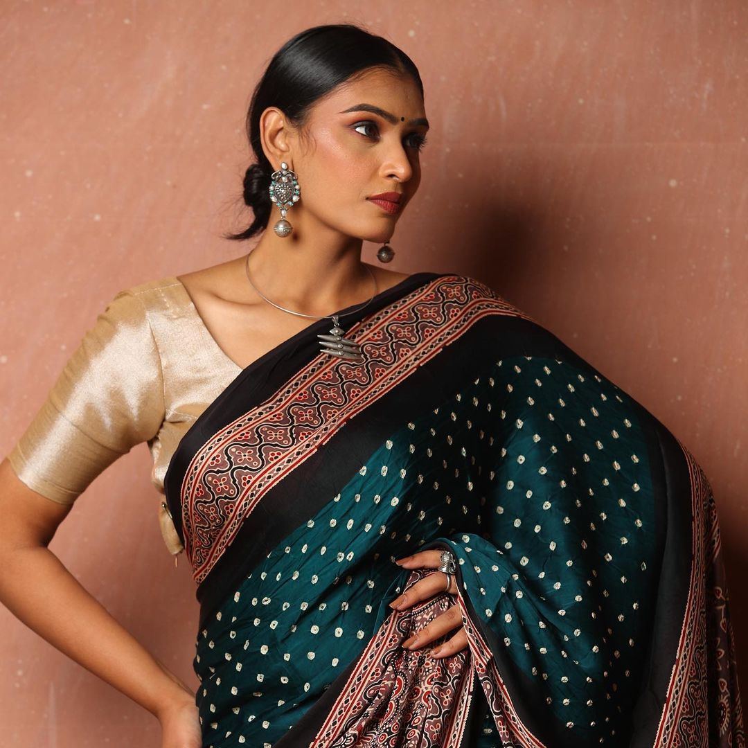 Elegant Sea Green Colour Digital Printed Modal SAREE